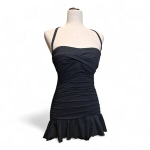 Lauren Ralph Lauren Black Halter Swimsuit Size 10